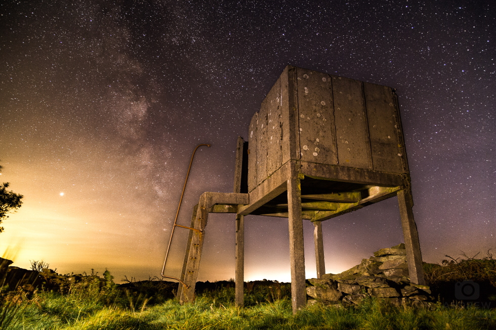The Milky Way setting over Bigland Barrow - alternative edit