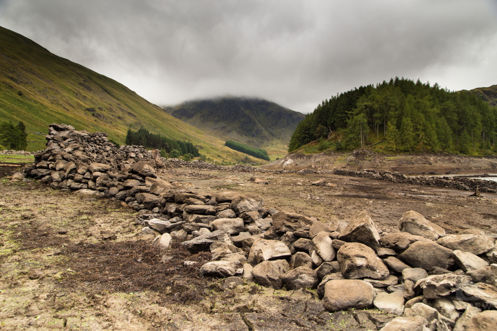 Mardale ruins uncovered, September 2021