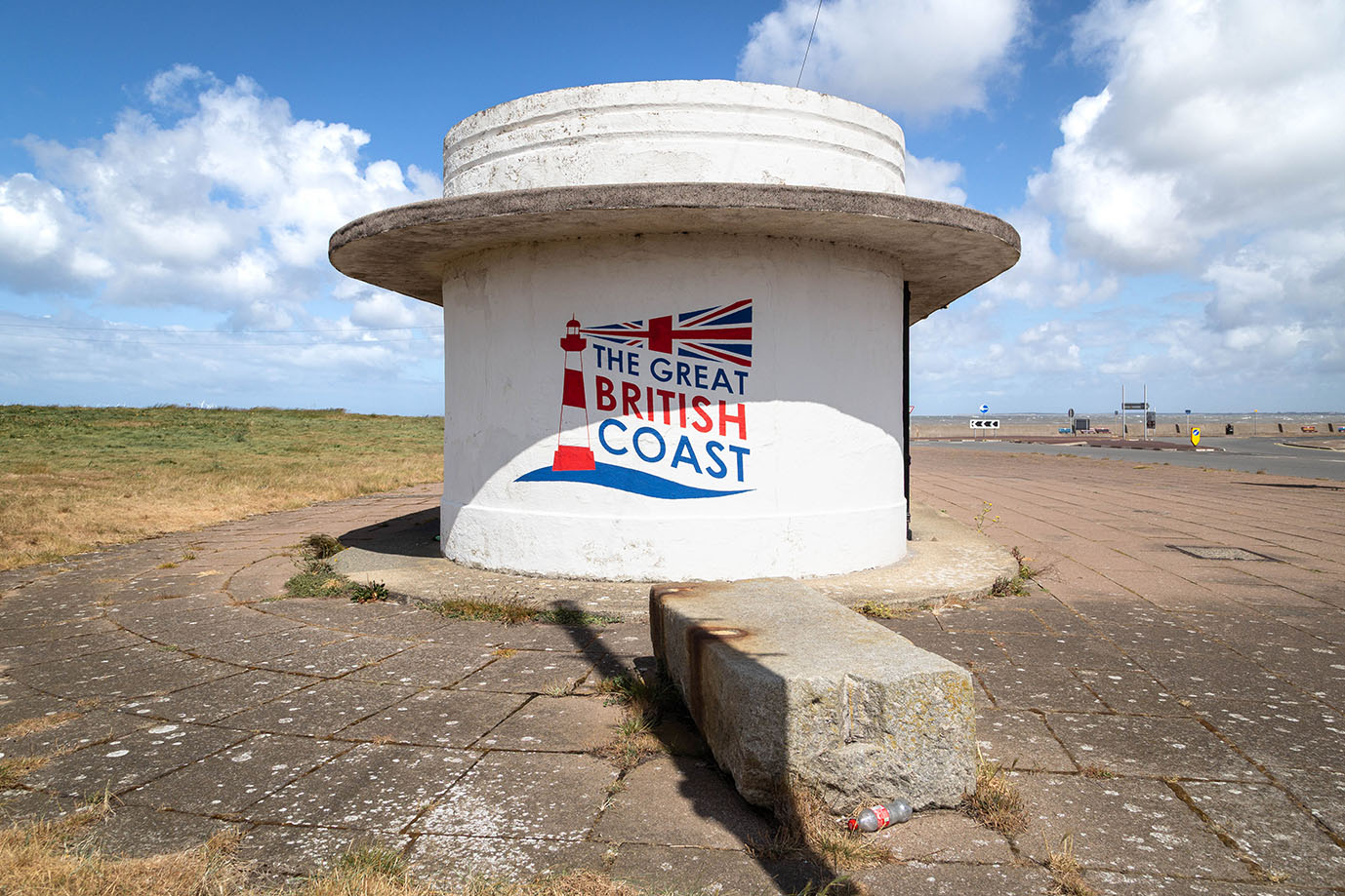 Bracing day at the coast